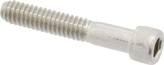 Value Collection - 1/4-20 UNC Hex Socket Drive, Socket Cap Screw - Grade 316 Stainless Steel, 1-1/2" Length Under Head - USA Tool & Supply