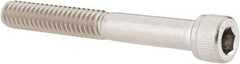Value Collection - 1/4-20 UNC Hex Socket Drive, Socket Cap Screw - Grade 316 Stainless Steel, 2" Length Under Head - USA Tool & Supply