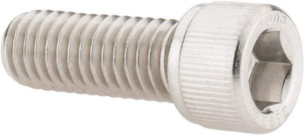 Value Collection - 3/8-16 UNC Hex Socket Drive, Socket Cap Screw - Grade 316 Stainless Steel, Fully Threaded, 1" Length Under Head - USA Tool & Supply