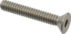 Value Collection - #10-24 UNC Hex Socket Drive, 82° Flat Screw - Grade 18-8 Stainless Steel, 1-1/4" OAL - USA Tool & Supply