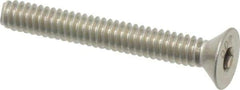 Value Collection - #10-24 UNC Hex Socket Drive, 82° Flat Screw - Grade 18-8 Stainless Steel, 1-1/2" OAL - USA Tool & Supply