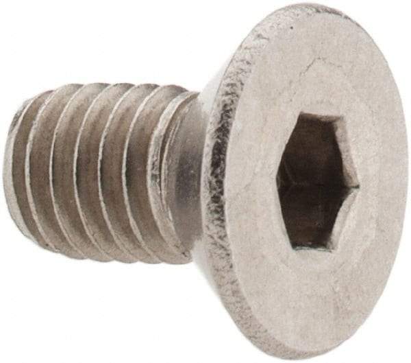 Value Collection - #10-32 UNF Hex Socket Drive, 82° Flat Screw - Grade 18-8 Stainless Steel, 3/8" OAL - USA Tool & Supply