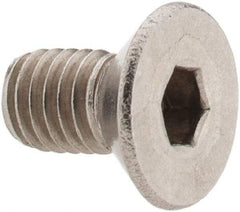 Value Collection - #10-32 UNF Hex Socket Drive, 82° Flat Screw - Grade 18-8 Stainless Steel, 3/8" OAL - USA Tool & Supply