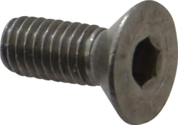 Value Collection - #10-32 UNF Hex Socket Drive, 82° Flat Screw - Grade 18-8 Stainless Steel, 1/2" OAL - USA Tool & Supply