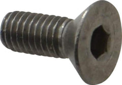 Value Collection - #10-32 UNF Hex Socket Drive, 82° Flat Screw - Grade 18-8 Stainless Steel, 1/2" OAL - USA Tool & Supply