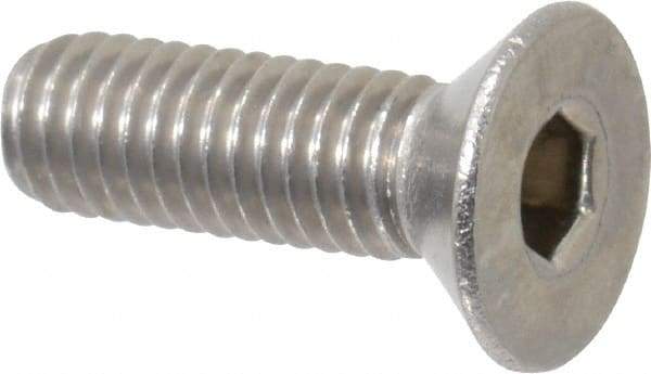 Value Collection - #10-32 UNF Hex Socket Drive, 82° Flat Screw - Grade 18-8 Stainless Steel, 5/8" OAL - USA Tool & Supply