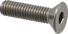 Value Collection - #10-32 UNF Hex Socket Drive, 82° Flat Screw - Grade 18-8 Stainless Steel, 3/4" OAL - USA Tool & Supply