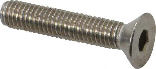 Value Collection - #10-32 UNF Hex Socket Drive, 82° Flat Screw - Grade 18-8 Stainless Steel, 1" OAL - USA Tool & Supply