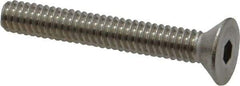 Value Collection - 1/4-20 UNC Hex Socket Drive, 82° Flat Screw - Grade 18-8 Stainless Steel, 1-3/4" OAL - USA Tool & Supply