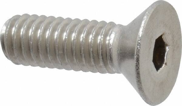 Value Collection - 5/16-18 UNC Hex Socket Drive, 82° Flat Screw - Grade 18-8 Stainless Steel, 1" OAL - USA Tool & Supply