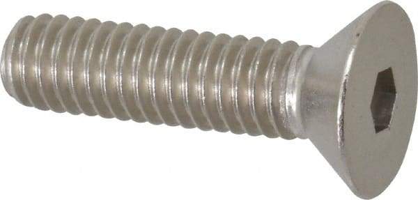 Value Collection - 5/16-18 UNC Hex Socket Drive, 82° Flat Screw - Grade 18-8 Stainless Steel, 1-1/4" OAL - USA Tool & Supply