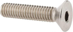 Value Collection - 5/16-18 UNC Hex Socket Drive, 82° Flat Screw - Grade 18-8 Stainless Steel, 1-1/2" OAL - USA Tool & Supply