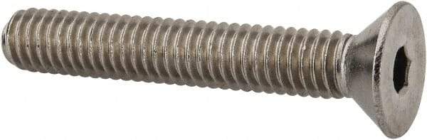 Value Collection - 5/16-18 UNC Hex Socket Drive, 82° Flat Screw - Grade 18-8 Stainless Steel, 2" OAL - USA Tool & Supply