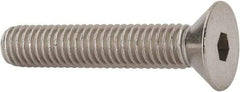 Value Collection - 3/8-16 UNC Hex Socket Drive, 82° Flat Screw - Grade 18-8 Stainless Steel, 2" OAL - USA Tool & Supply