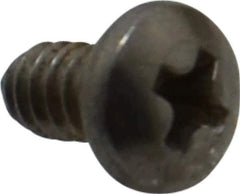 Value Collection - #4-40 UNC, 3/16" Length Under Head Phillips Drive Machine Screw - Pan Head, Grade 18-8 Stainless Steel, Uncoated, Without Washer - USA Tool & Supply
