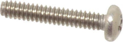 Value Collection - #4-40 UNC, 5/8" Length Under Head Phillips Drive Machine Screw - Pan Head, Grade 18-8 Stainless Steel, Uncoated, Without Washer - USA Tool & Supply