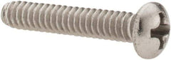 Value Collection - #6-32 UNC, 3/4" Length Under Head Phillips Drive Machine Screw - Pan Head, Grade 18-8 Stainless Steel, Uncoated, Without Washer - USA Tool & Supply
