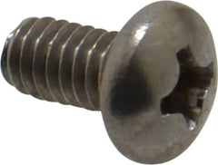 Value Collection - #8-32 UNC, 5/16" Length Under Head Phillips Drive Machine Screw - Pan Head, Grade 18-8 Stainless Steel, Uncoated, Without Washer - USA Tool & Supply