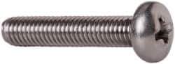 Value Collection - #10-32 UNF, 1" Length Under Head Phillips Drive Machine Screw - Pan Head, Grade 18-8 Stainless Steel, Uncoated, Without Washer - USA Tool & Supply