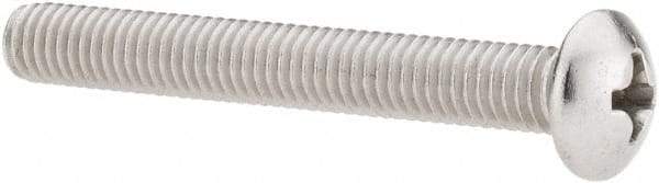 Value Collection - #10-32 UNF, 1-1/2" Length Under Head Phillips Drive Machine Screw - Pan Head, Grade 18-8 Stainless Steel, Uncoated, Without Washer - USA Tool & Supply
