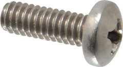 Value Collection - 1/4-20 UNC, 3/4" Length Under Head Phillips Drive Machine Screw - Pan Head, Grade 18-8 Stainless Steel, Uncoated, Without Washer - USA Tool & Supply