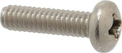 Value Collection - 1/4-20 UNC, 1" Length Under Head Phillips Drive Machine Screw - Pan Head, Grade 18-8 Stainless Steel, Uncoated, Without Washer - USA Tool & Supply