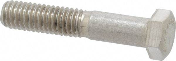 Value Collection - 3/8-16 UNC, 2" Length Under Head Hex Head Cap Screw - Grade 316 Stainless Steel, 9/16" Hex - USA Tool & Supply