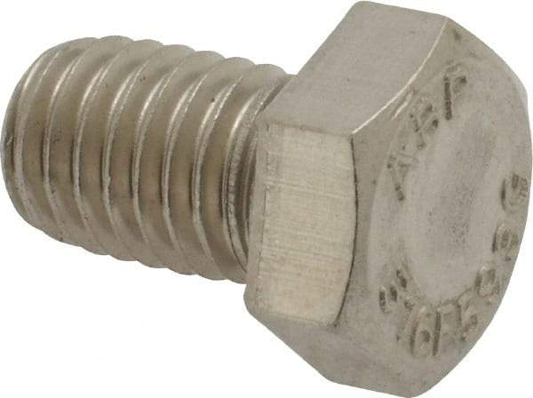 Value Collection - 1/2-13 UNC, 3/4" Length Under Head Hex Head Cap Screw - Grade 316 Stainless Steel, 3/4" Hex - USA Tool & Supply