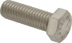 Value Collection - 1/2-13 UNC, 1-1/2" Length Under Head Hex Head Cap Screw - Grade 316 Stainless Steel, 3/4" Hex - USA Tool & Supply