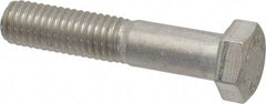 Value Collection - 1/2-13 UNC, 2-1/2" Length Under Head Hex Head Cap Screw - Grade 316 Stainless Steel, 3/4" Hex - USA Tool & Supply