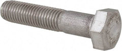 Value Collection - 5/16-24 UNF, 1-1/2" Length Under Head Hex Head Cap Screw - Grade 18-8 Stainless Steel, 1/2" Hex - USA Tool & Supply