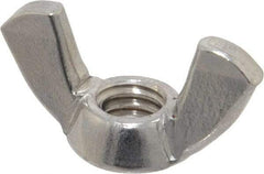 Value Collection - 5/16-18 UNC, Stainless Steel Standard Wing Nut - Grade 18-8, 1-1/4" Wing Span, 0.66" Wing Span - USA Tool & Supply