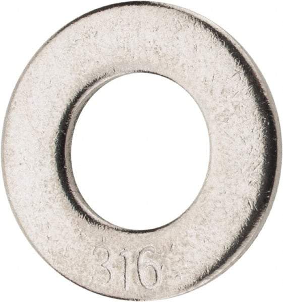 Value Collection - 5/16" Screw, Grade 316 Stainless Steel Standard Flat Washer - 11/32" ID x 11/16" OD, 0.065" Thick - USA Tool & Supply