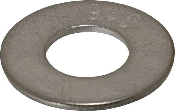Value Collection - 3/4" Screw, Grade 316 Stainless Steel Standard Flat Washer - 13/16" ID x 2" OD, 0.148" Thick - USA Tool & Supply