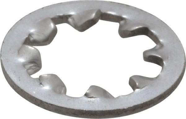 Value Collection - #12 Screw, 0.394" ID, Stainless Steel Internal Tooth Lock Washer - 0.41" OD, Grade 410 - USA Tool & Supply