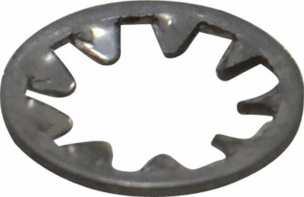 Value Collection - 1/4" Screw, 0.267" ID, Stainless Steel Internal Tooth Lock Washer - 0.478" OD, Grade 410 - USA Tool & Supply