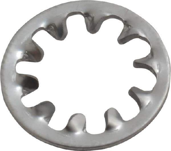 Value Collection - 5/16" Screw, 0.332" ID, Stainless Steel Internal Tooth Lock Washer - 0.61" OD, Grade 410 - USA Tool & Supply