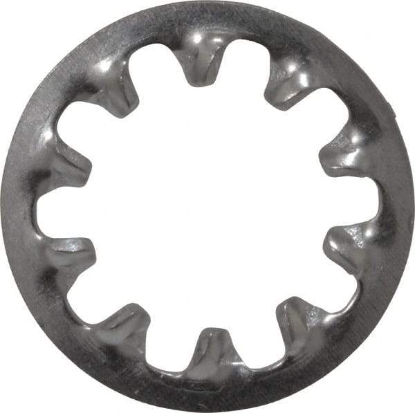 Value Collection - 3/8" Screw, 0.398" ID, Stainless Steel Internal Tooth Lock Washer - 0.692" OD, Grade 410 - USA Tool & Supply