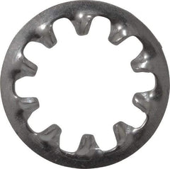 Value Collection - 3/8" Screw, 0.398" ID, Stainless Steel Internal Tooth Lock Washer - 0.692" OD, Grade 410 - USA Tool & Supply
