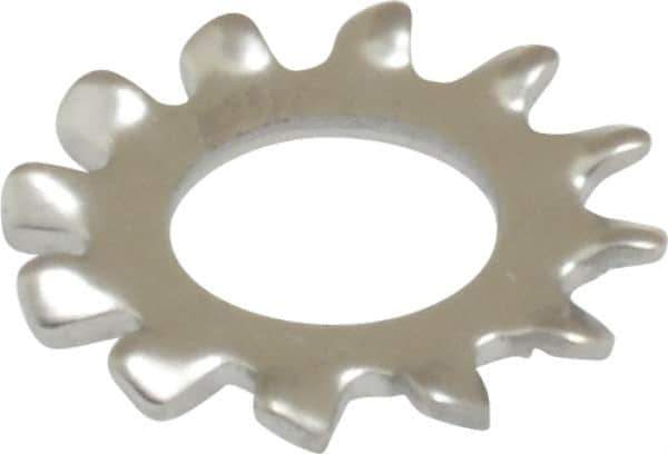 Value Collection - #12 Screw, 0.231" ID, Stainless Steel External Tooth Lock Washer - 0.475" OD, Grade 410 - USA Tool & Supply