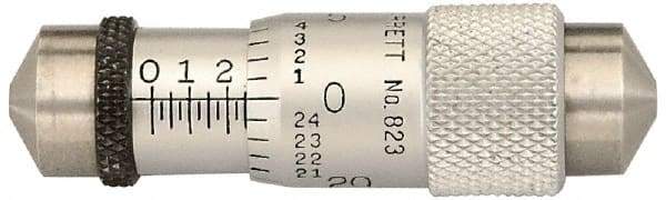 Starrett - 1-1/2 to 2 Inch Range, Mechanical Inside Caliper Micrometer - 0.001 Inch Graduation - USA Tool & Supply