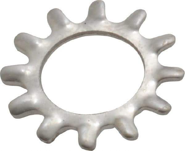 Value Collection - 5/16" Screw, 0.332" ID, Stainless Steel External Tooth Lock Washer - 0.61" OD, Grade 410 - USA Tool & Supply