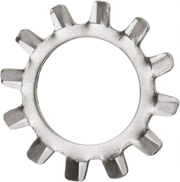 Value Collection - 1/2" Screw, 0.53" ID, Stainless Steel External Tooth Lock Washer - 0.9" OD, Grade 410 - USA Tool & Supply