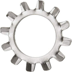 Value Collection - 1/2" Screw, 0.53" ID, Stainless Steel External Tooth Lock Washer - 0.9" OD, Grade 410 - USA Tool & Supply