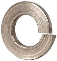 Value Collection - 1/4", 0.062" Thick Split Lock Washer - 316 Stainless Steel, 0.252" Min ID, 0.26" Max ID, 0.209" Min OD, 0.487" Max OD - USA Tool & Supply