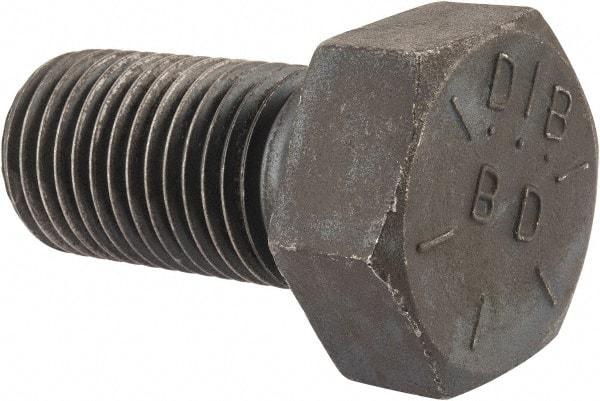 Value Collection - 2 - 4-1/2 UNC, 4" Length Under Head Hex Head Cap Screw - Partially Threaded, Grade 8 Alloy Steel, Uncoated, 3" Hex - USA Tool & Supply