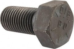 Value Collection - 2 - 4-1/2 UNC, 4" Length Under Head Hex Head Cap Screw - Partially Threaded, Grade 8 Alloy Steel, Uncoated, 3" Hex - USA Tool & Supply