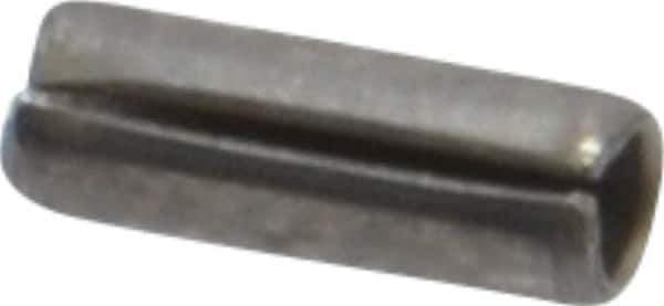 Value Collection - 1/16" Diam x 3/16" Long Slotted Spring Pin - Grade 420 Stainless Steel, Bright Finish - USA Tool & Supply