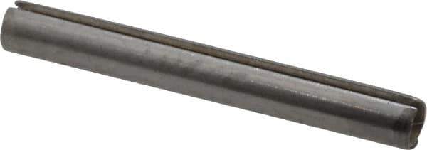 Value Collection - 1/16" Diam x 1/2" Long Slotted Spring Pin - Grade 420 Stainless Steel, Bright Finish - USA Tool & Supply