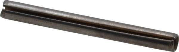 Made in USA - 1/16" Diam x 5/8" Long Slotted Spring Pin - Grade 420 Stainless Steel, Bright Finish - USA Tool & Supply